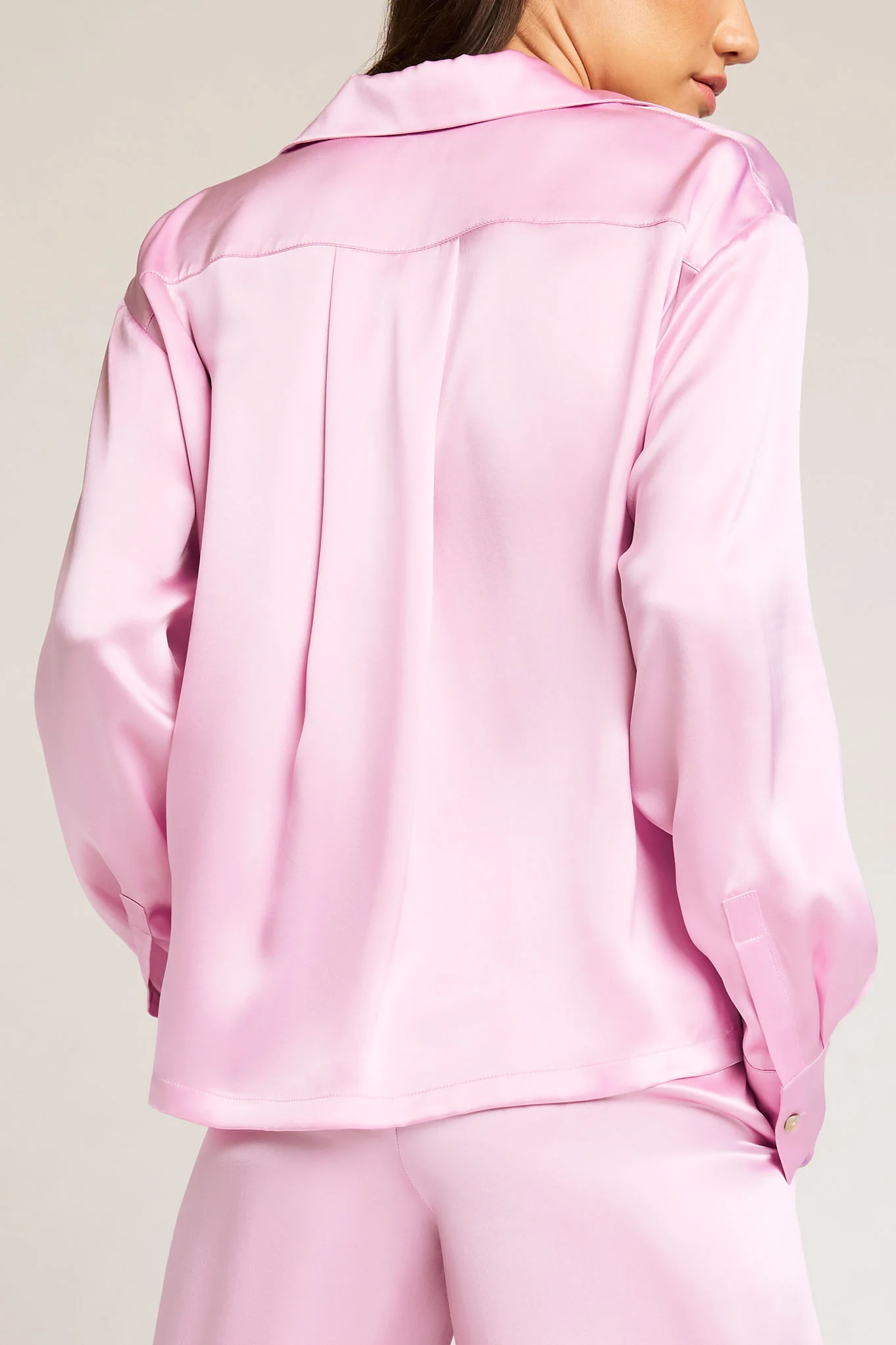 Eclipse Washable Silk Shirt in Babe - Image 5