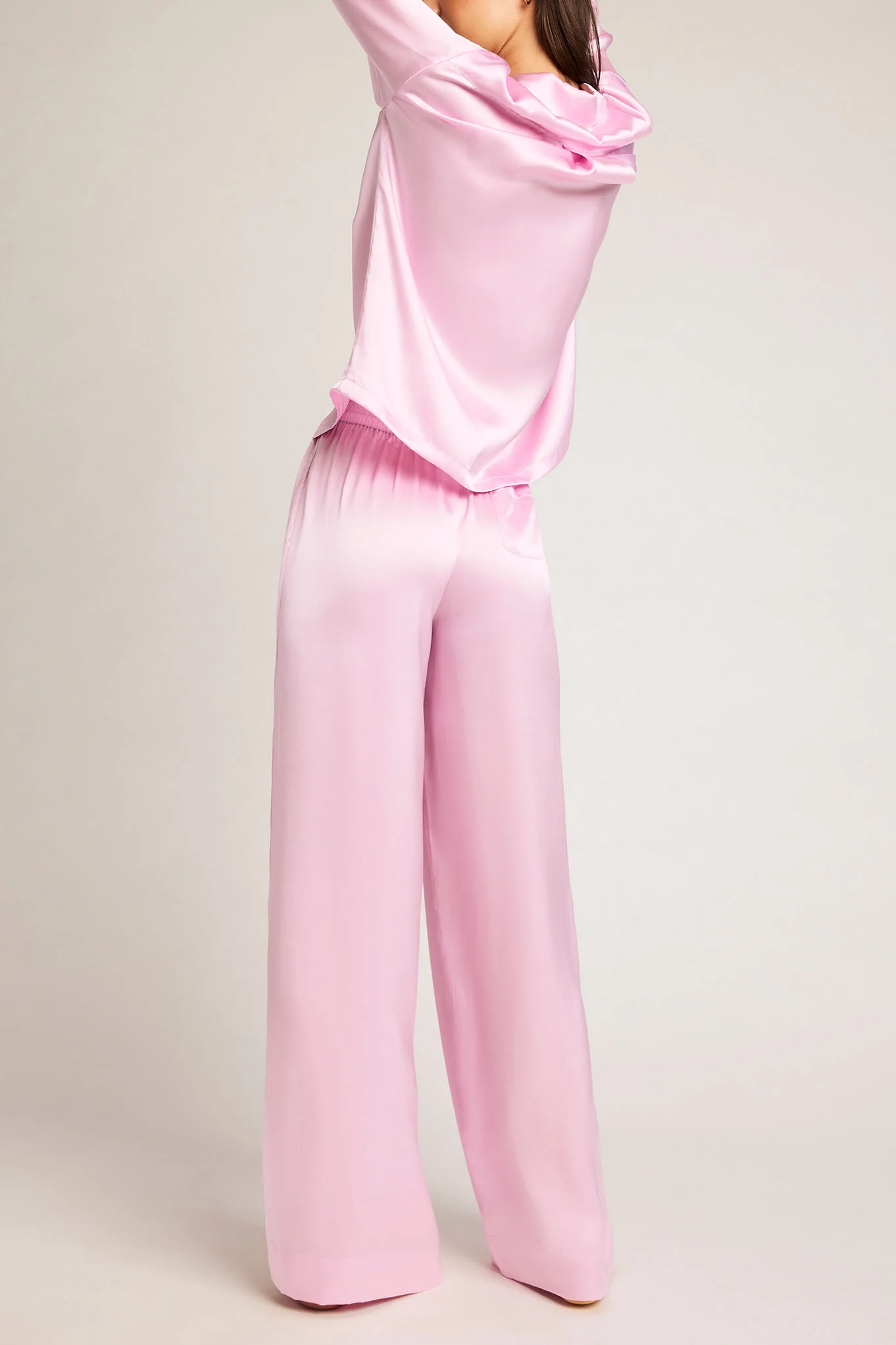 Eclipse Washable Silk Track Pant in Babe - Image 5