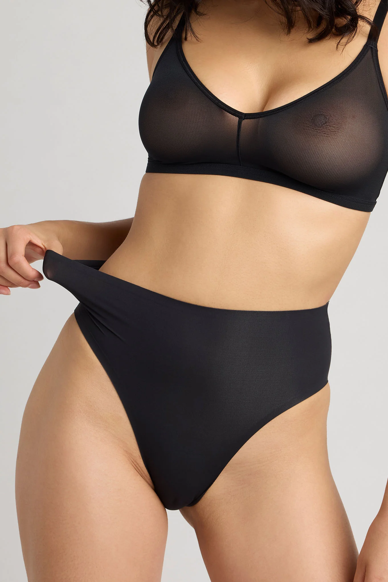Base High Rise Brief in Black (Pack) - Image 3