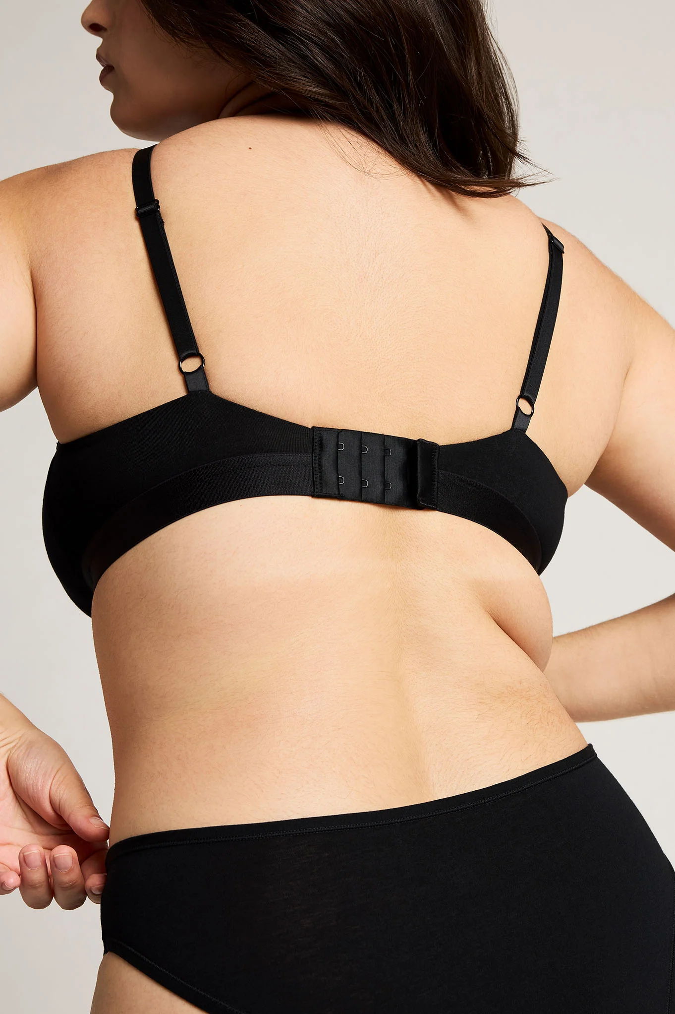 Cloud Cotton Nursing Bra in Black - Image 2
