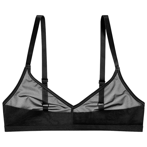 Sieve Non-Wire Bra in Black - Image 9