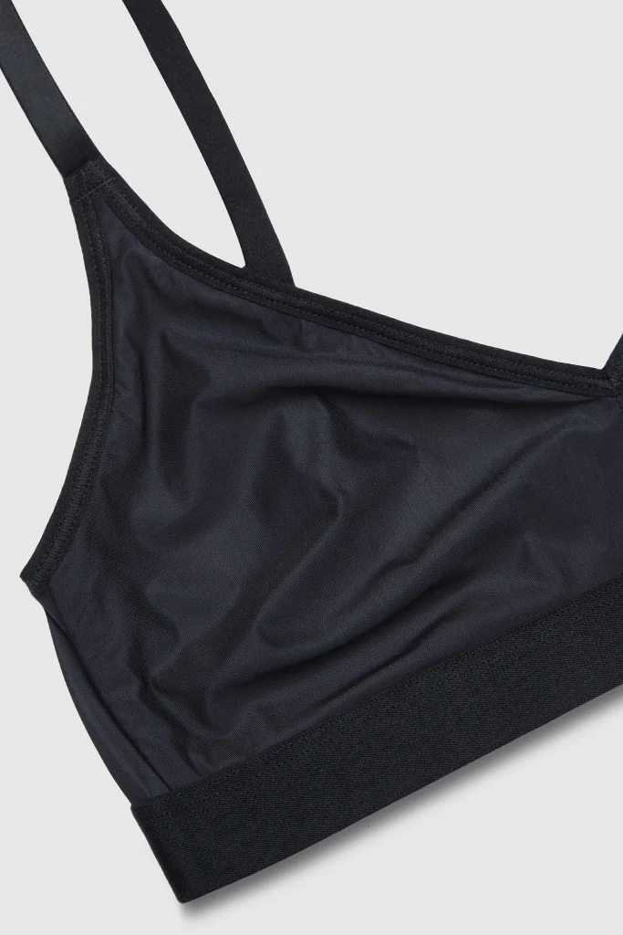 Silky Non-Wire Bra in Black - Image 7