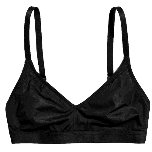 Silky Non-Wire Bra in Black - Image 8
