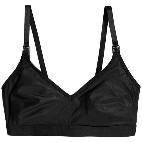 Silky Nursing Bra in Black - Image 6