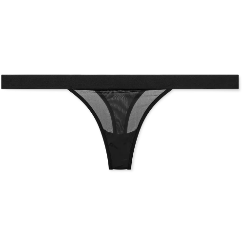 Silky Thong in Black - Image 7