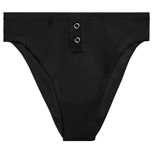 Whipped French Cut Brief in Black - Image 7