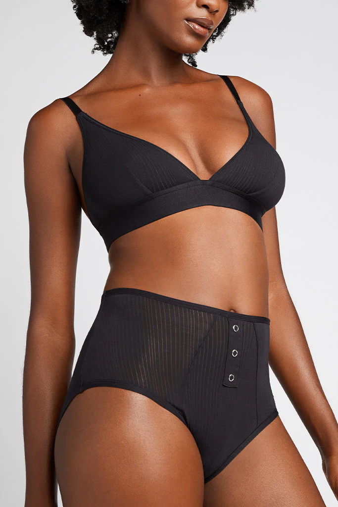 Whipped High Rise in Black - Image 3