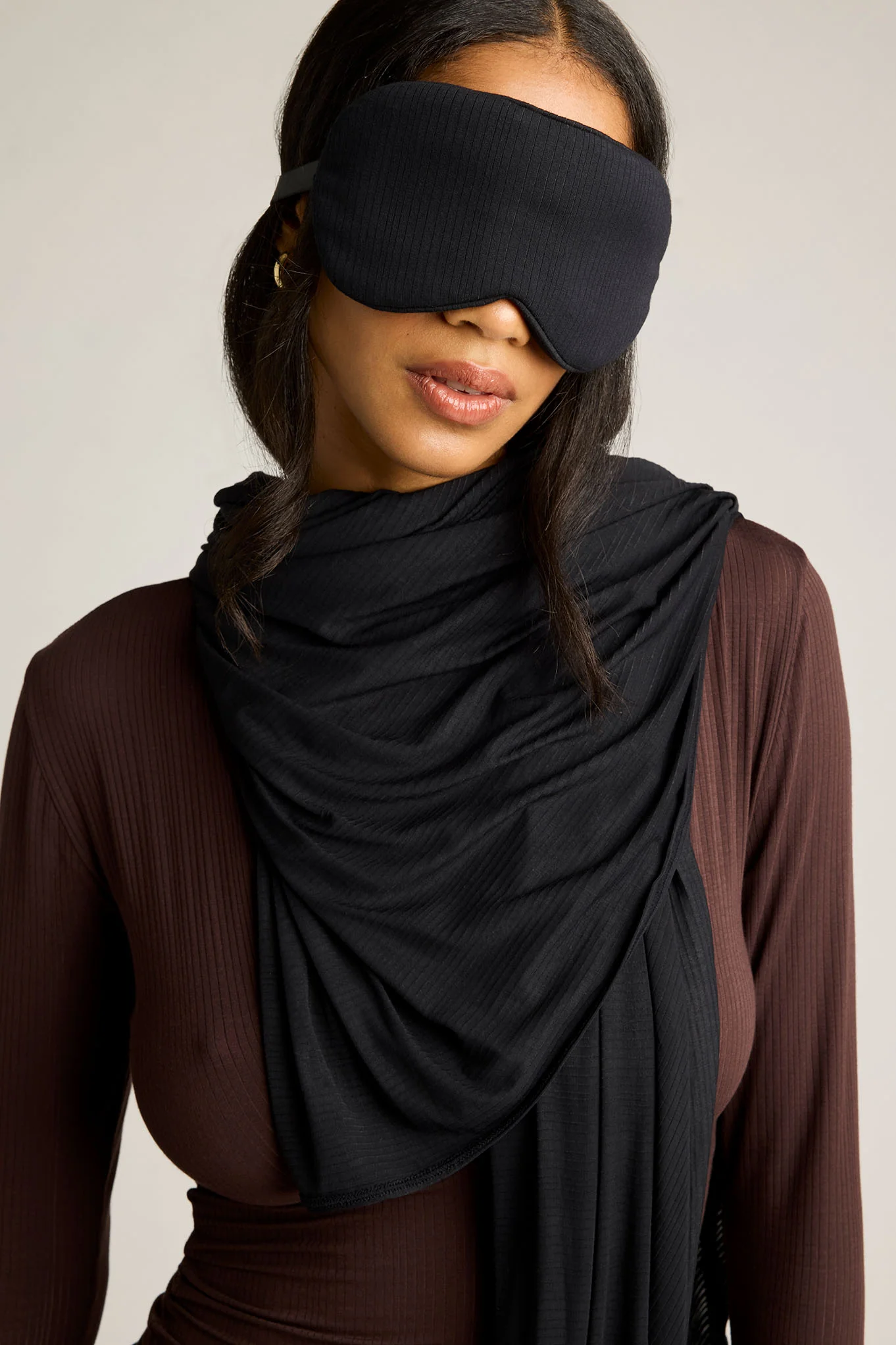 Whipped Travel Wrap in Black - Image 3