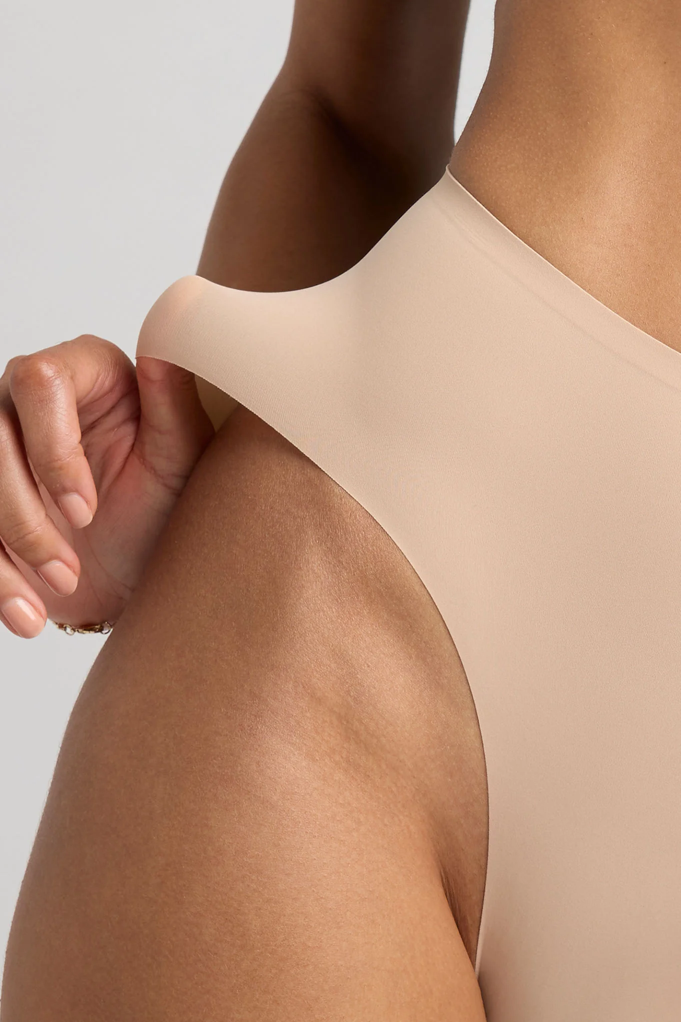 Base High Rise Brief in Buff (Pack) - Image 3