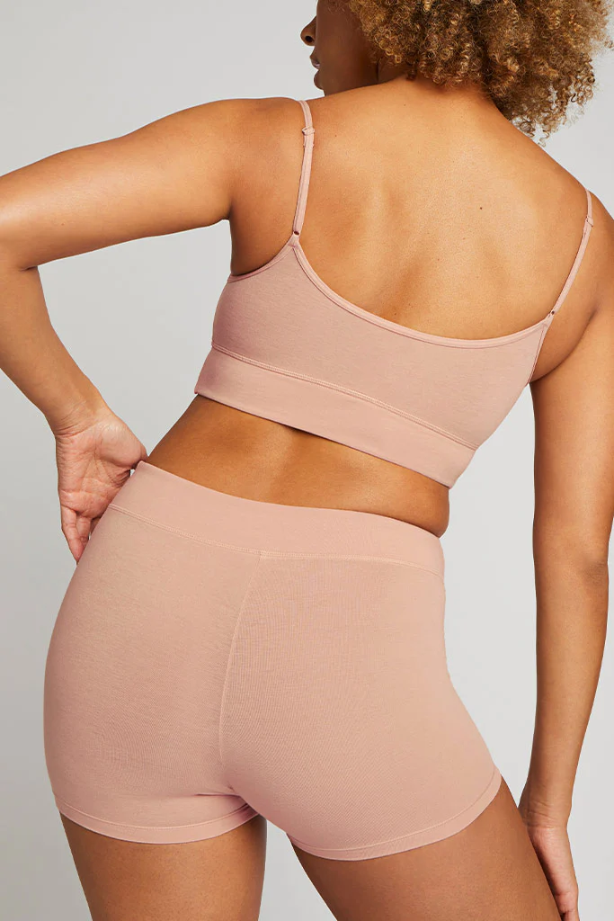 Cloud Cotton Bralette in Buff - Image 5