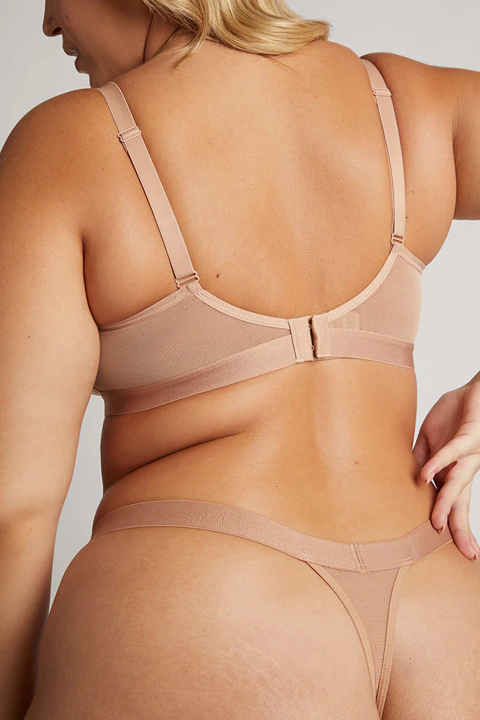 Sieve Non-Wire Bra in Buff - Image 6