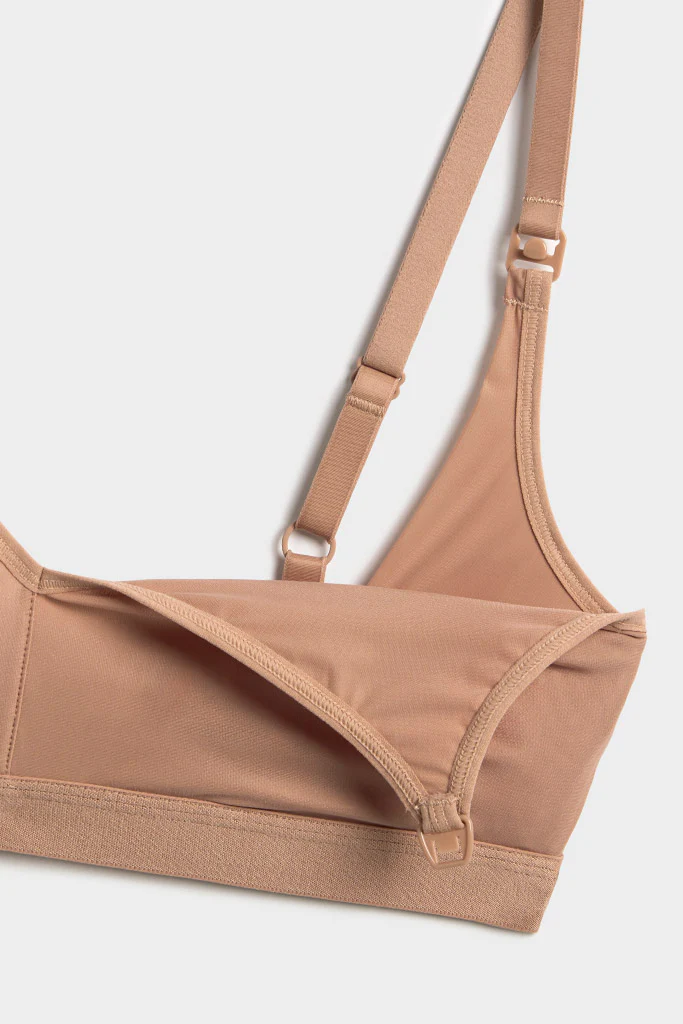 Silky Nursing Bra in Buff - Image 5