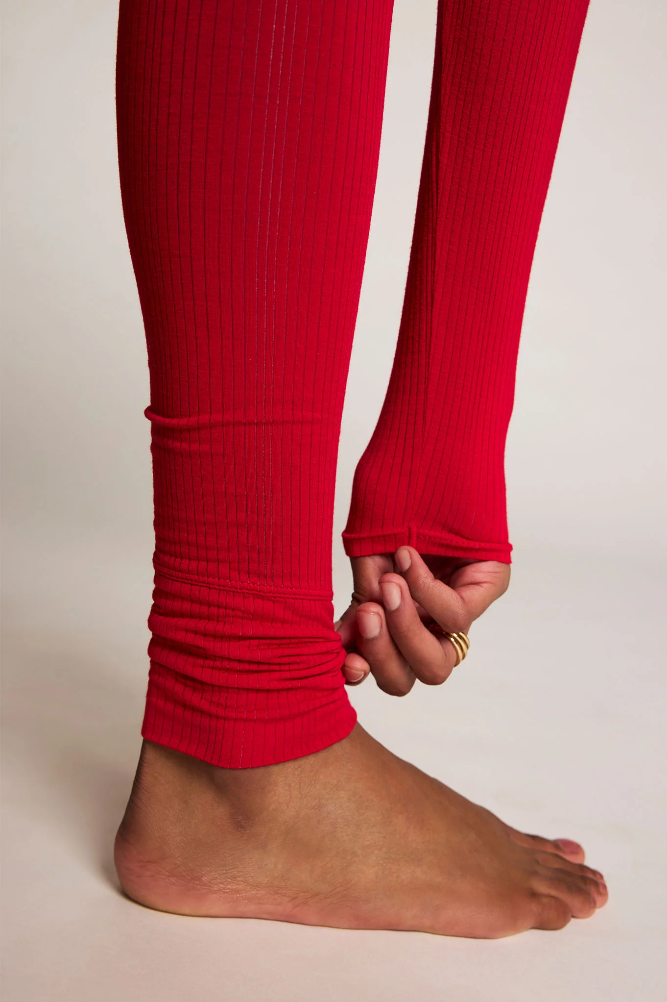Whipped Long Underwear in Cerise - Image 2