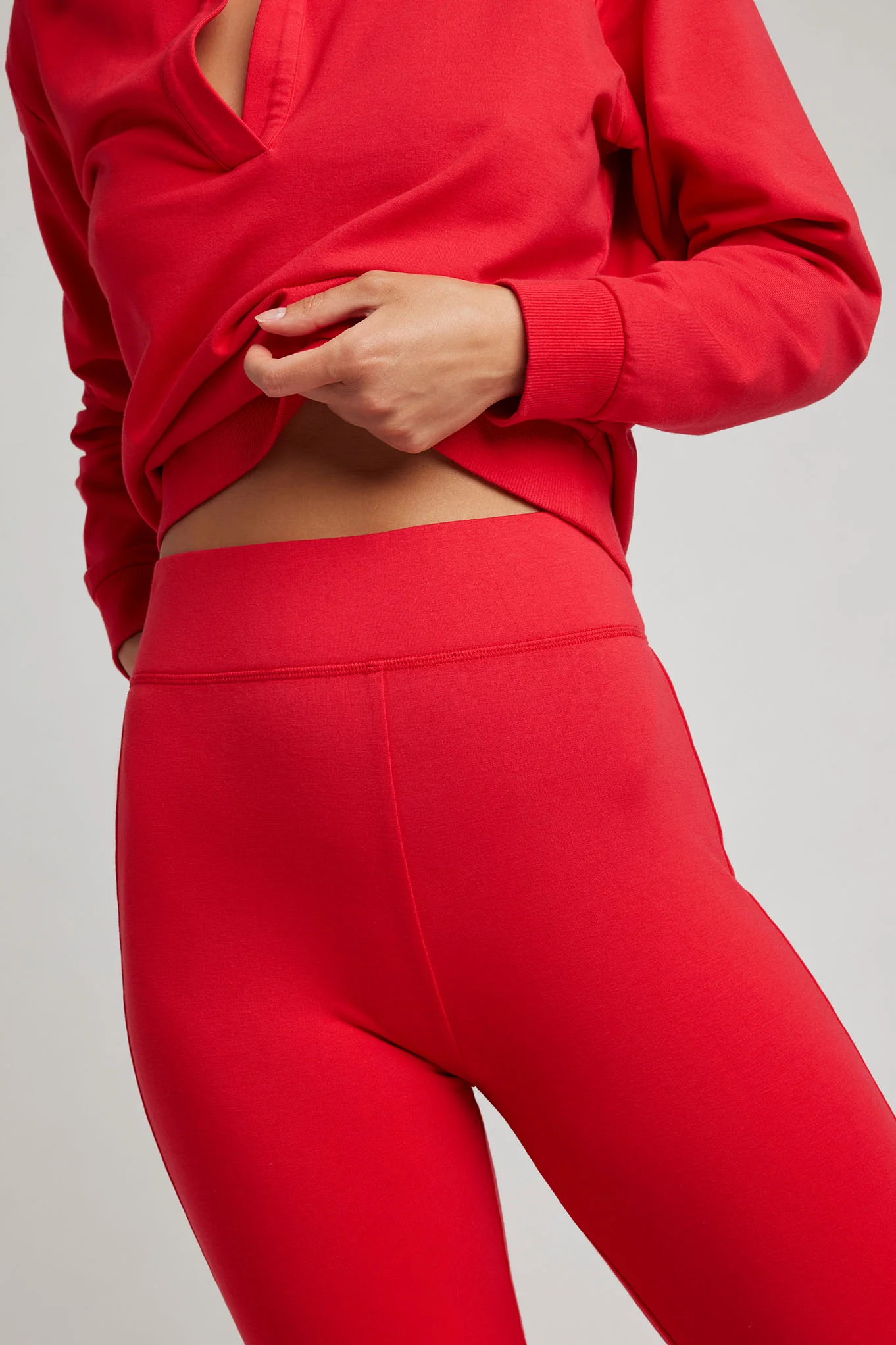 Club Flare Pant in Cherry - Image 3