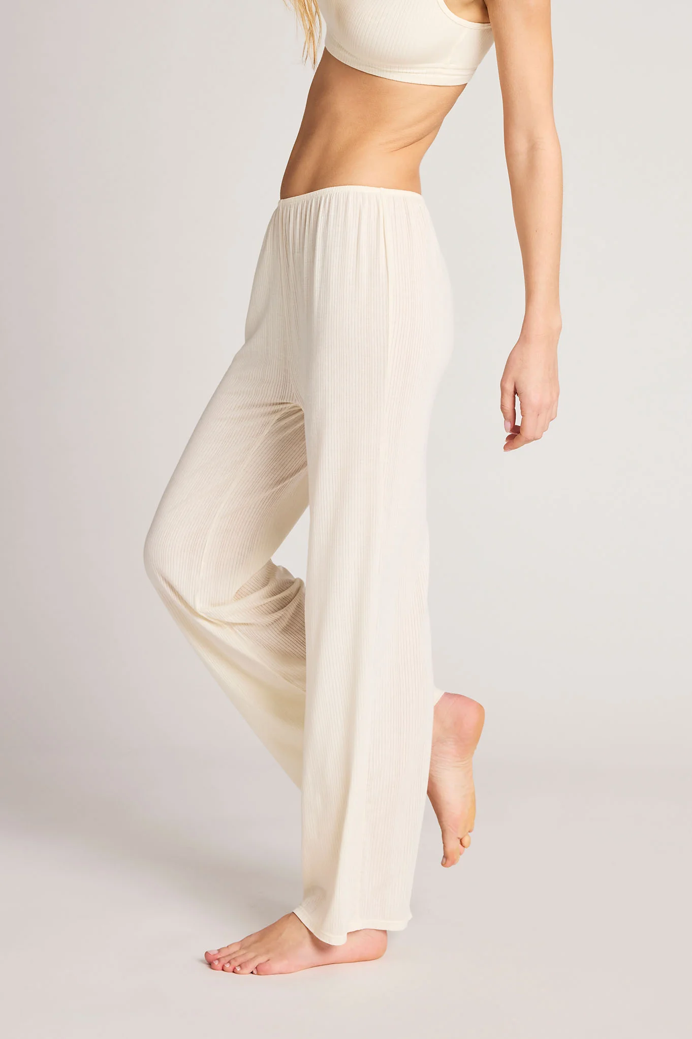 Whipped Cropped Pant in Cream - Image 2