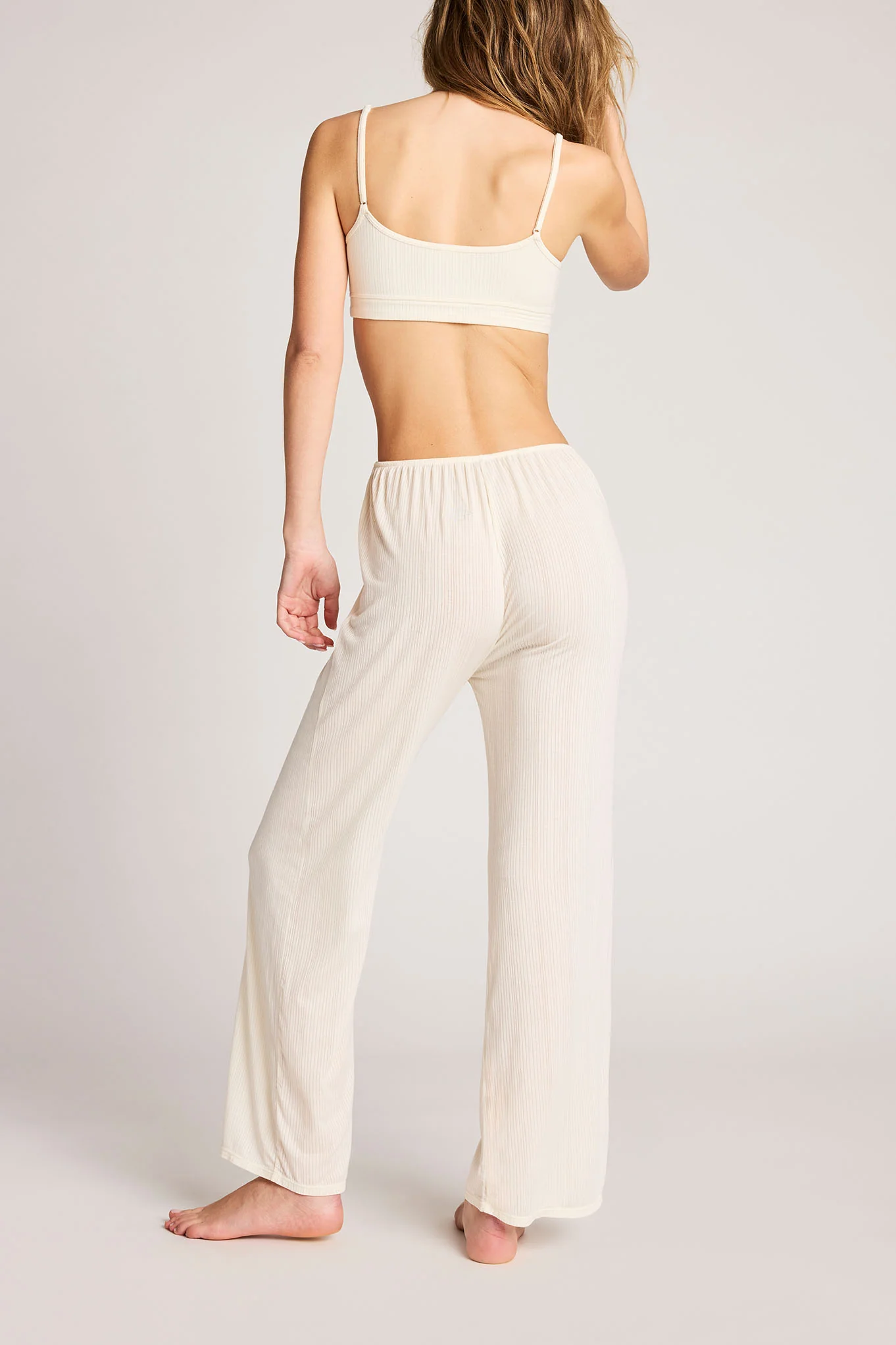Whipped Cropped Pant in Cream - Image 3