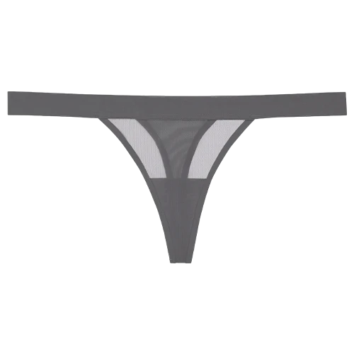 Sieve Thong in Graphite - Image 4