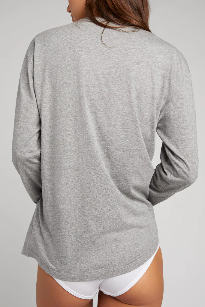Uniform Long Sleeve in Heather Grey - Image 2
