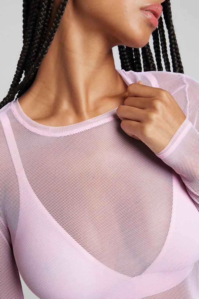 Fete Long Sleeve Top in Lilac - Image 3