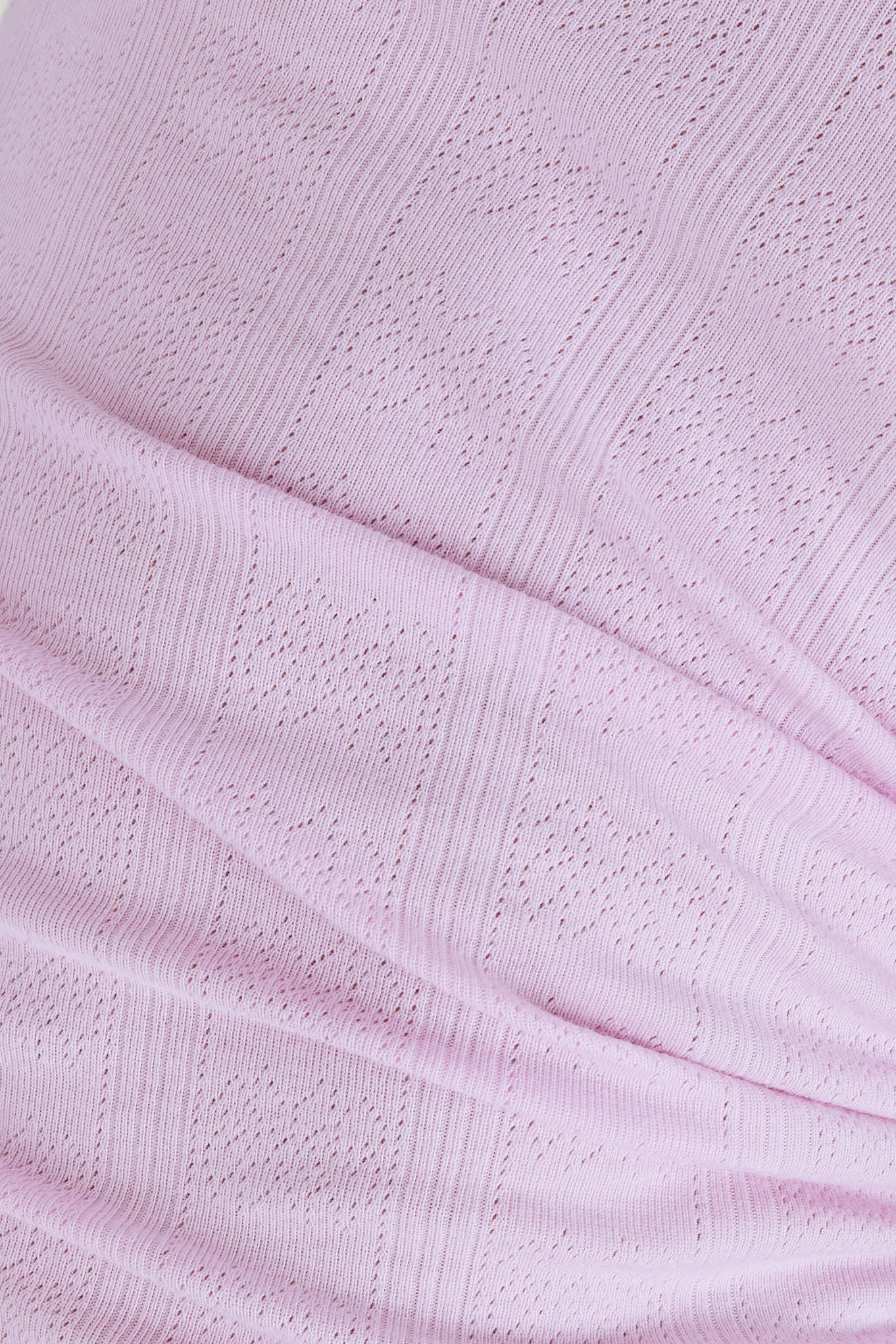 Pointelle Flare Pant in Lilac - Image 2