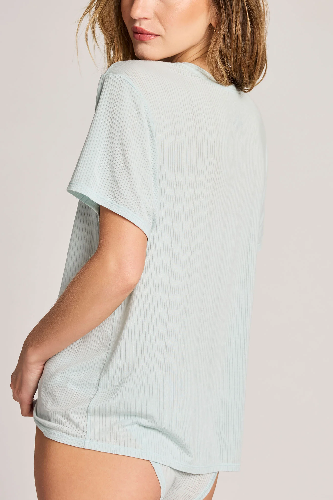 Whipped Boyfriend Tee in Mist - Image 4