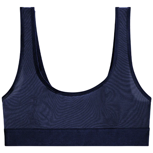 Sieve Bra Top in Navy - Image 7