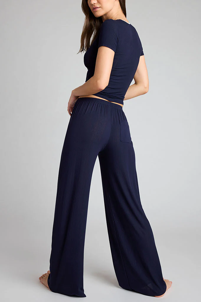 Whipped Track Pant in Navy - Image 2