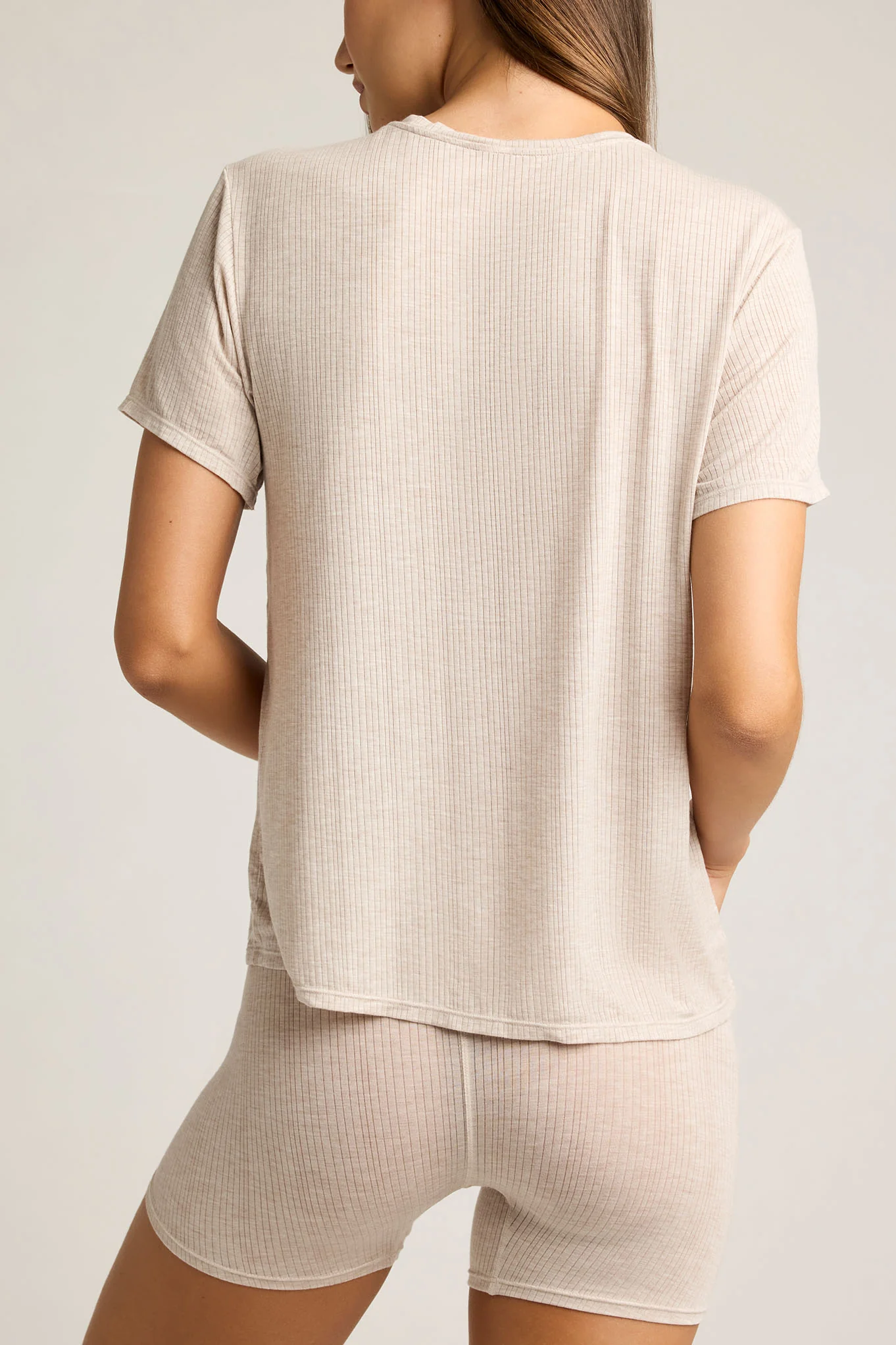 Whipped Boyfriend Tee in Sand - Image 4