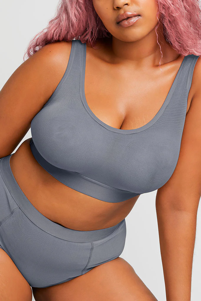 Sieve Bra Top in Slate - Image 4