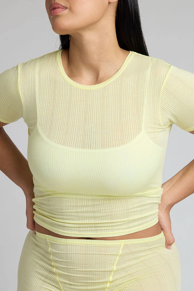 Whipped Baby Tee in Sunshine - Image 7