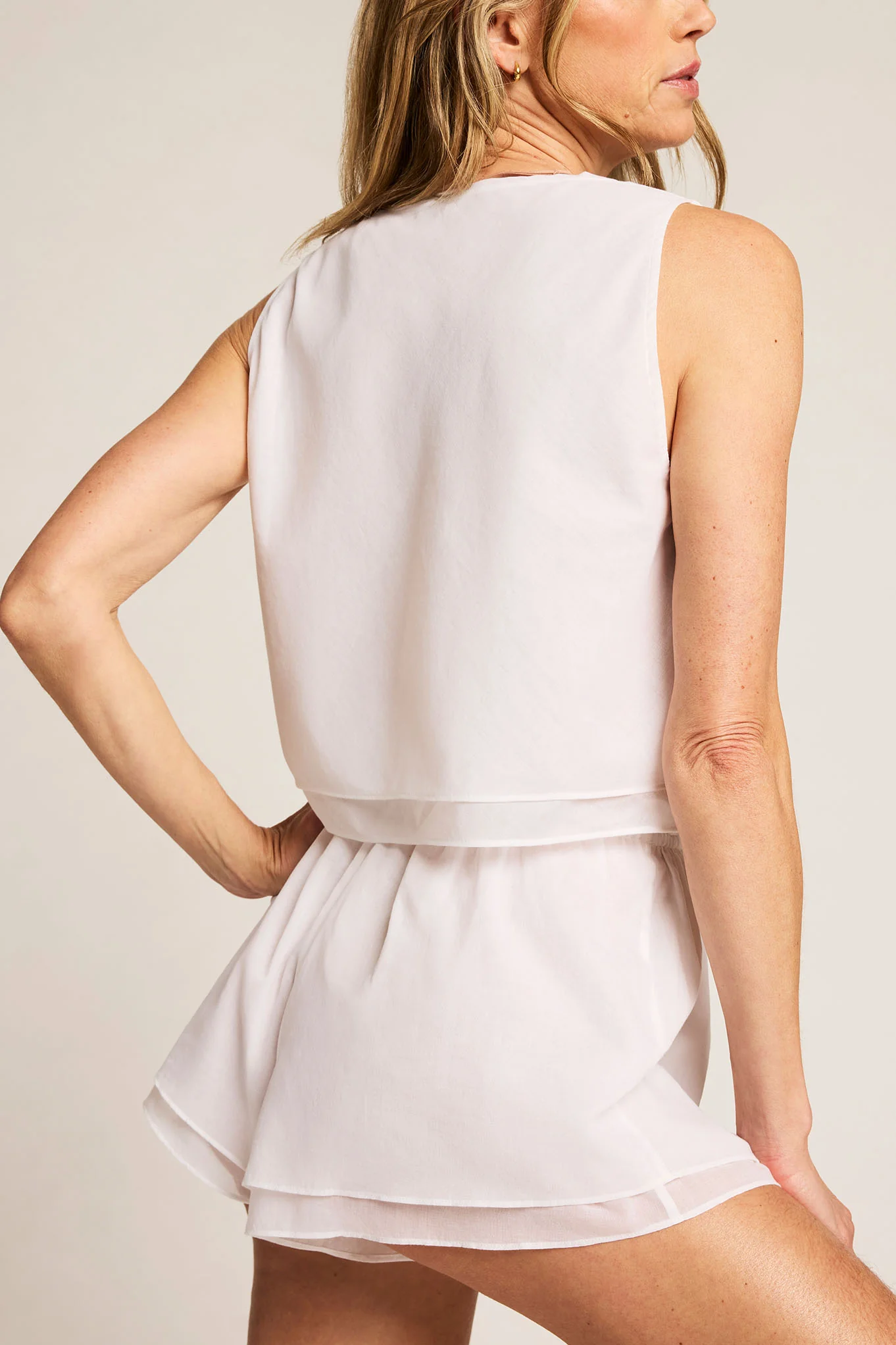Island Play Top in White - Image 3