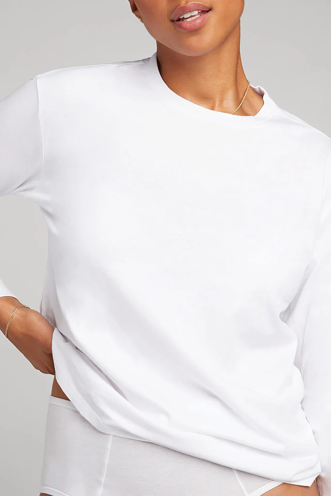 Uniform Long Sleeve in White - Image 2